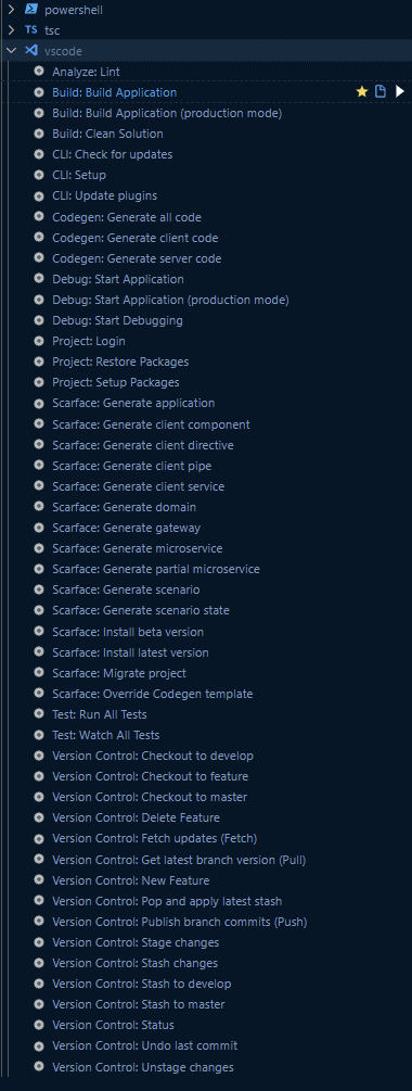 Scarface in Task Explorer Scarface in Task Explorer